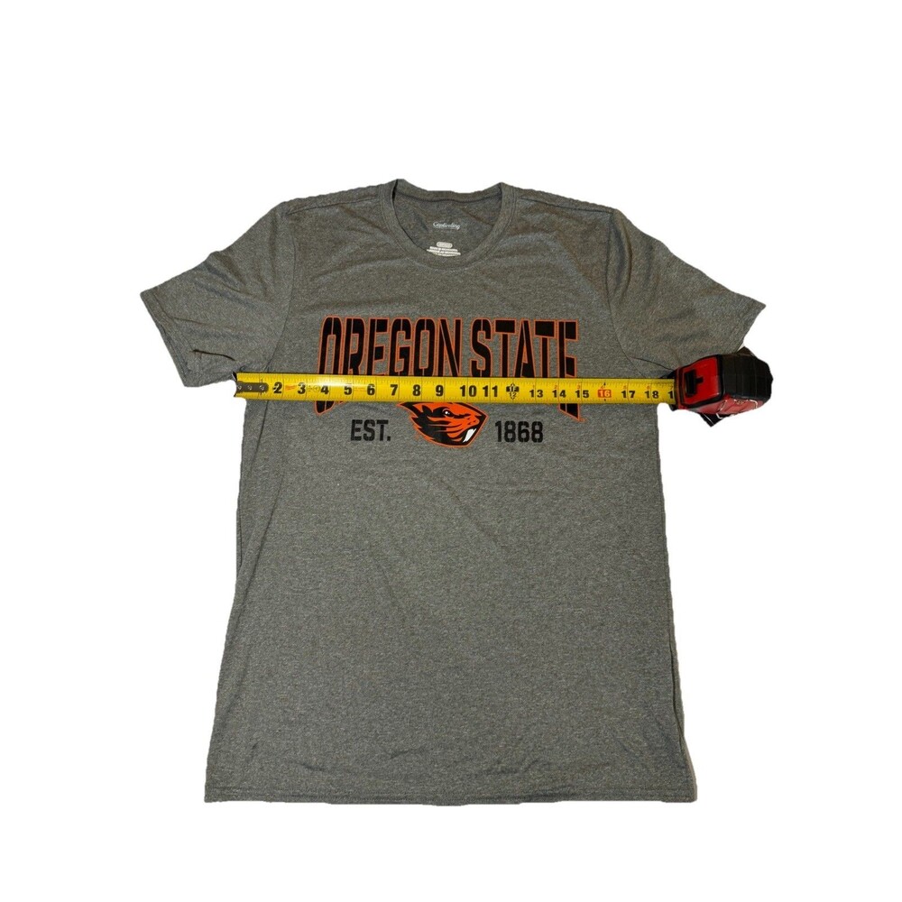 NWT Oregon State Beavers Captivating Athletic T Shirt Gray Size Small NCAA - Picture 3 of 6